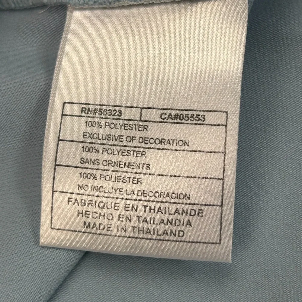 NIKE Golf Dri-Fit Women's Shirt Medium Short Sleeve Polo Ice Blue Preppy Sporty - Picture 6 of 12